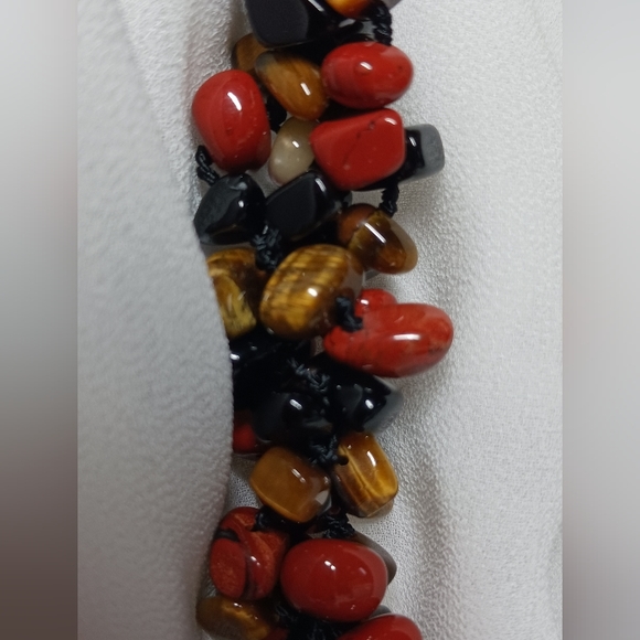 Sajen 925 Sterling Silver Multi Gemstones Necklace - Picture 3 of 8